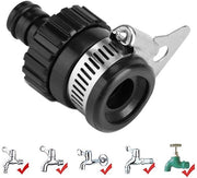 Connettore universale di gomma per fissaggio - 20mm - Duraturo - Acciaio inossidabile - Connettore ermetico - Per tubi di acqua potabile - Fissaggio di gomma