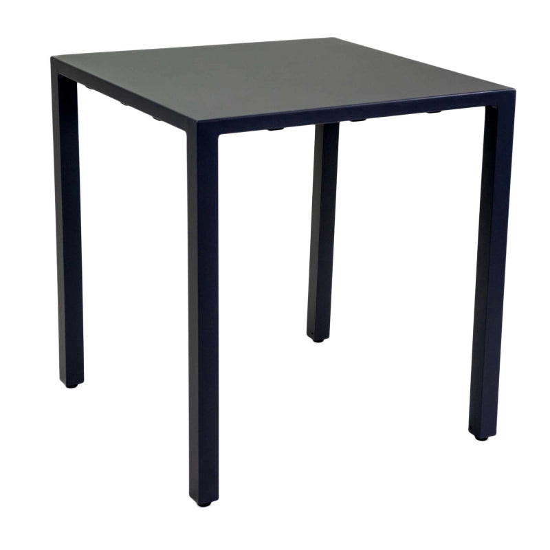 Tavolo alluminio regolabile Alma antracite quadro cm 70x70h75