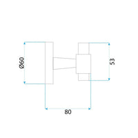 Appendiabiti Da Bagno 16101 Aristo Brushed Gold