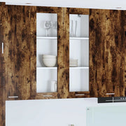 Armadio pensile Rovere fumé 80 x 31 x 100 cm Legno multistrato