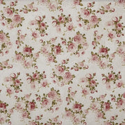 Tela Decorativa a Canapa, Accessori di Casa, Teli da Soggiorno, Teli da Cucina, Coperte di Divano, Tende, Borse, 300 cm di Lunghezza x 280 cm di Larghezza, Fiori, Malaga, Rosa - 3 metri