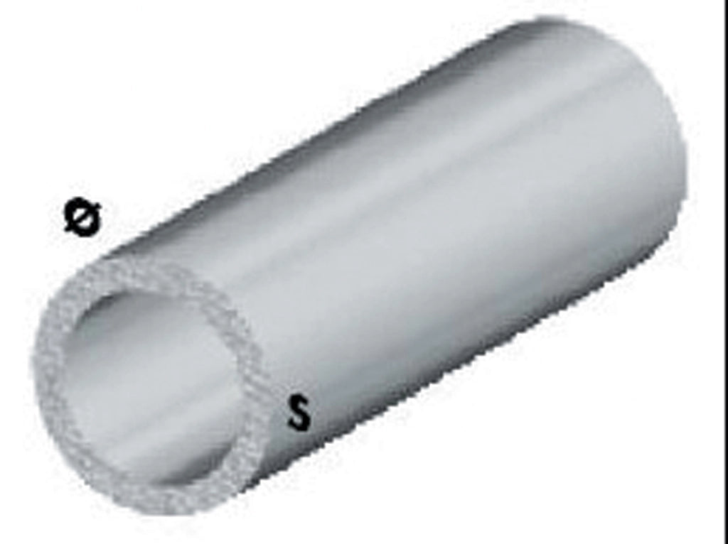 PROFILO ARGENTO H.200 CM TUBO TONDO 18X1 MM- ARCANSAS- 5,0 pz