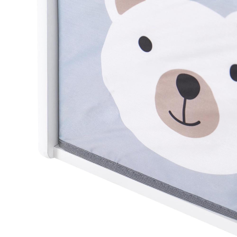 Panca contenitore in MDF, scaffale per la stanza dei giochi, tema animali, camera dei bambini, stile scandinavo