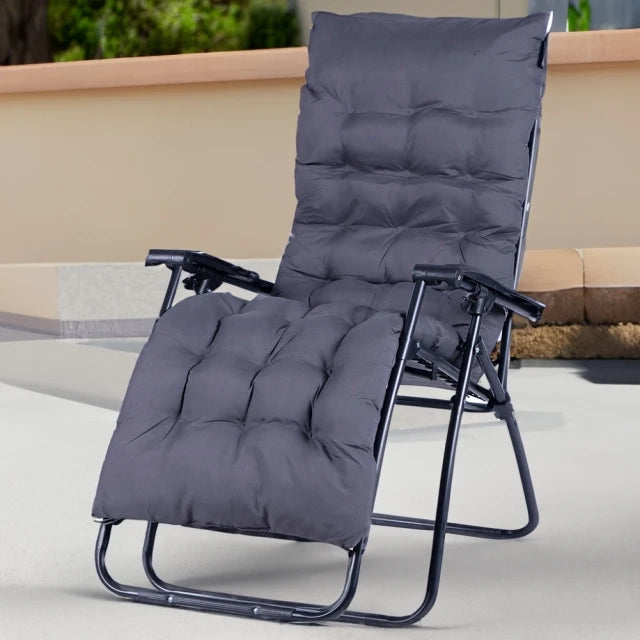 SDRAIO RELAX CON CUSCINO GRIGIA - 115x165x69 CM