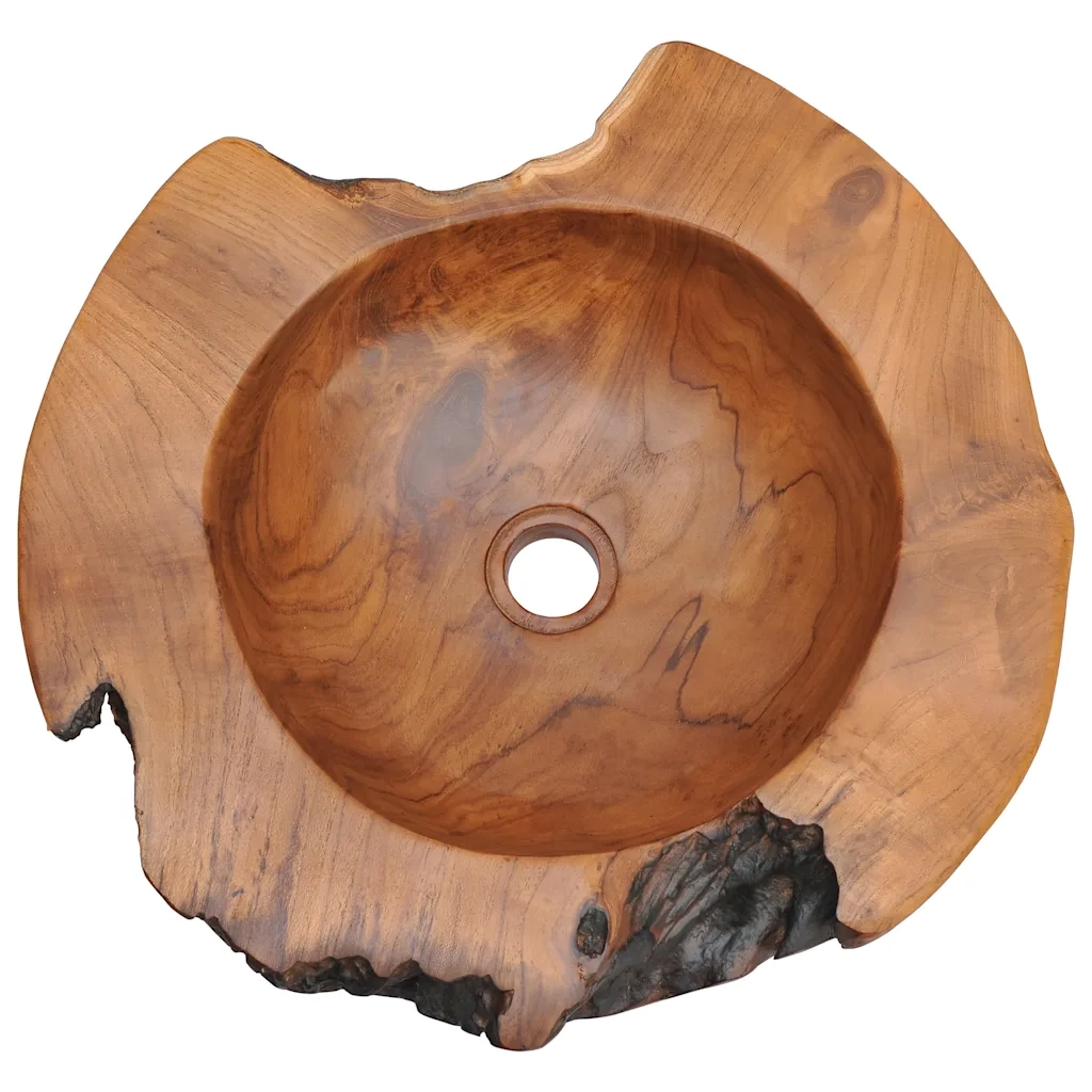Lavabo in Legno di Teak 45 cm cod mxl 54534