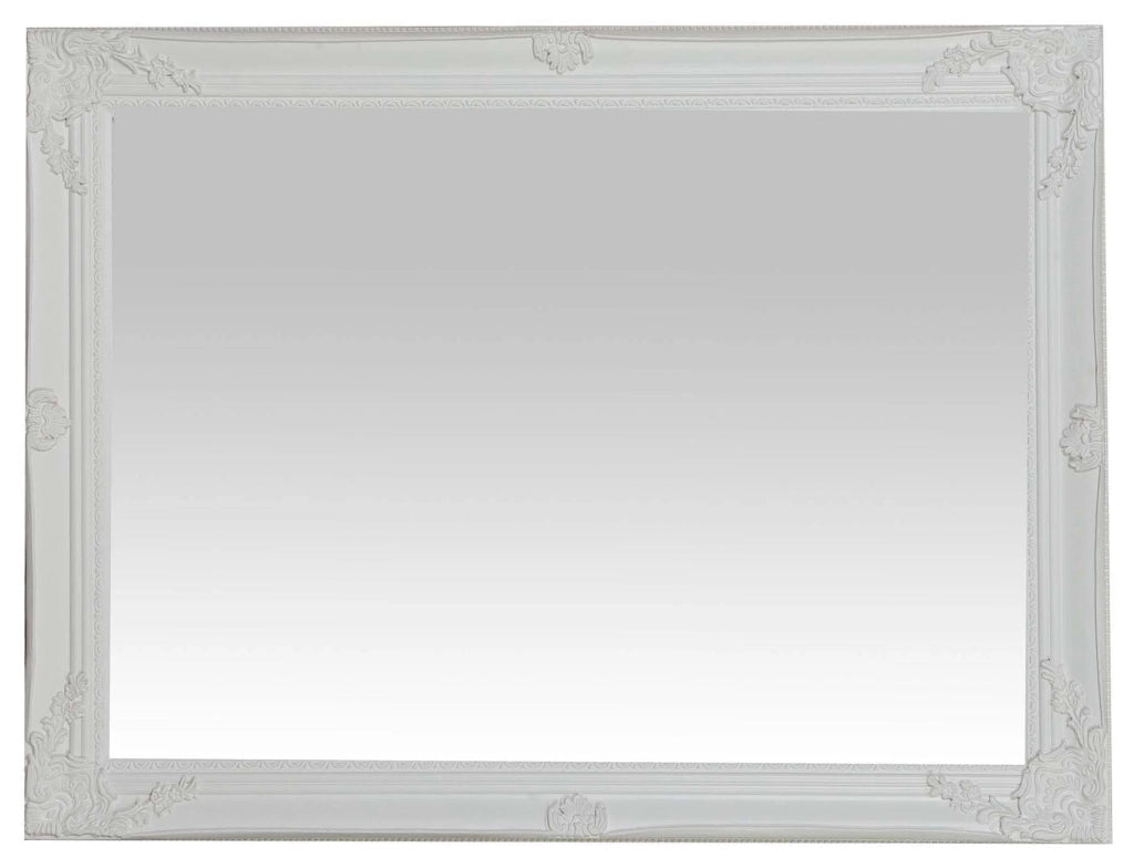 Biscottini Specchiera da appendere verticale/orizzontale L62xPR4xH82 cm finitura bianco anticato.