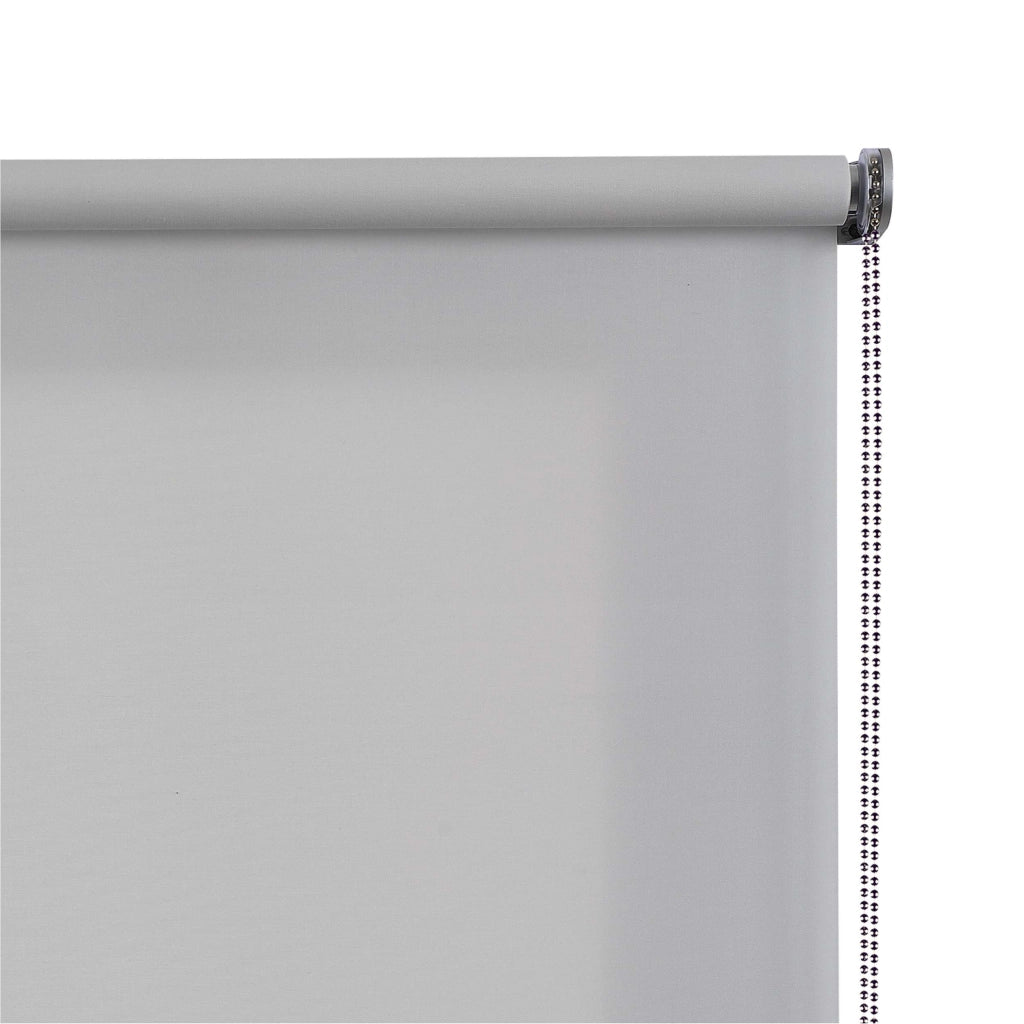 Tenda a Rullo traslucido Premium Finiture in Alluminio Grigio 80 x 250 cm