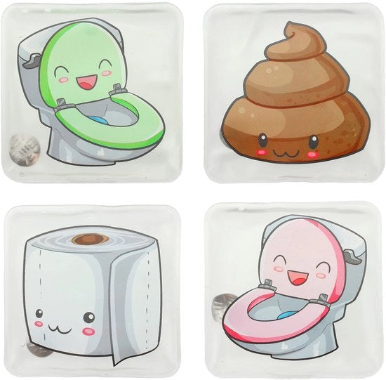 Set di 4 Caloriferi per Mani Riscaldabili - Hoes in Materiale di Qualità - Riscaldamento fino a 55 °C - Ideali per Giorni Freddi