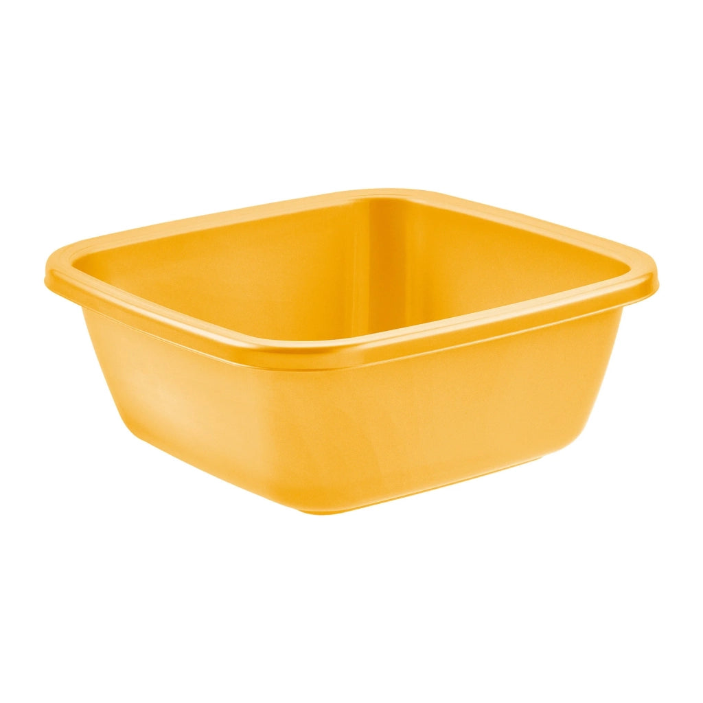 BACINELLA QUADRA 34 x 34 h.13,5 cm / 9 lt - zafferano  - TONTARELLI