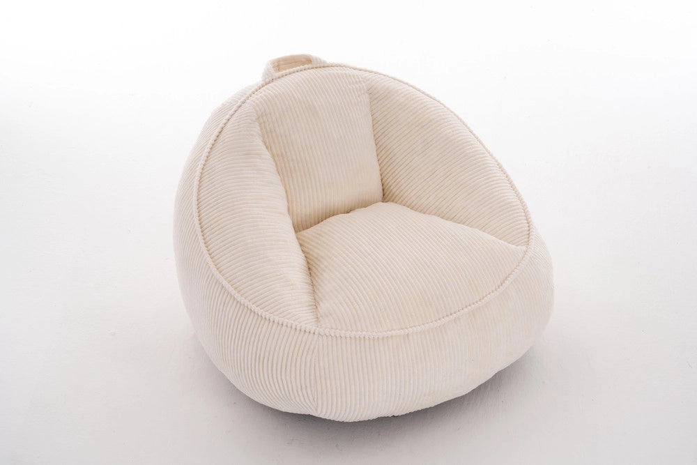 Pouf ¨C Minimal ¨C Beige tessuto per soggiorno camera