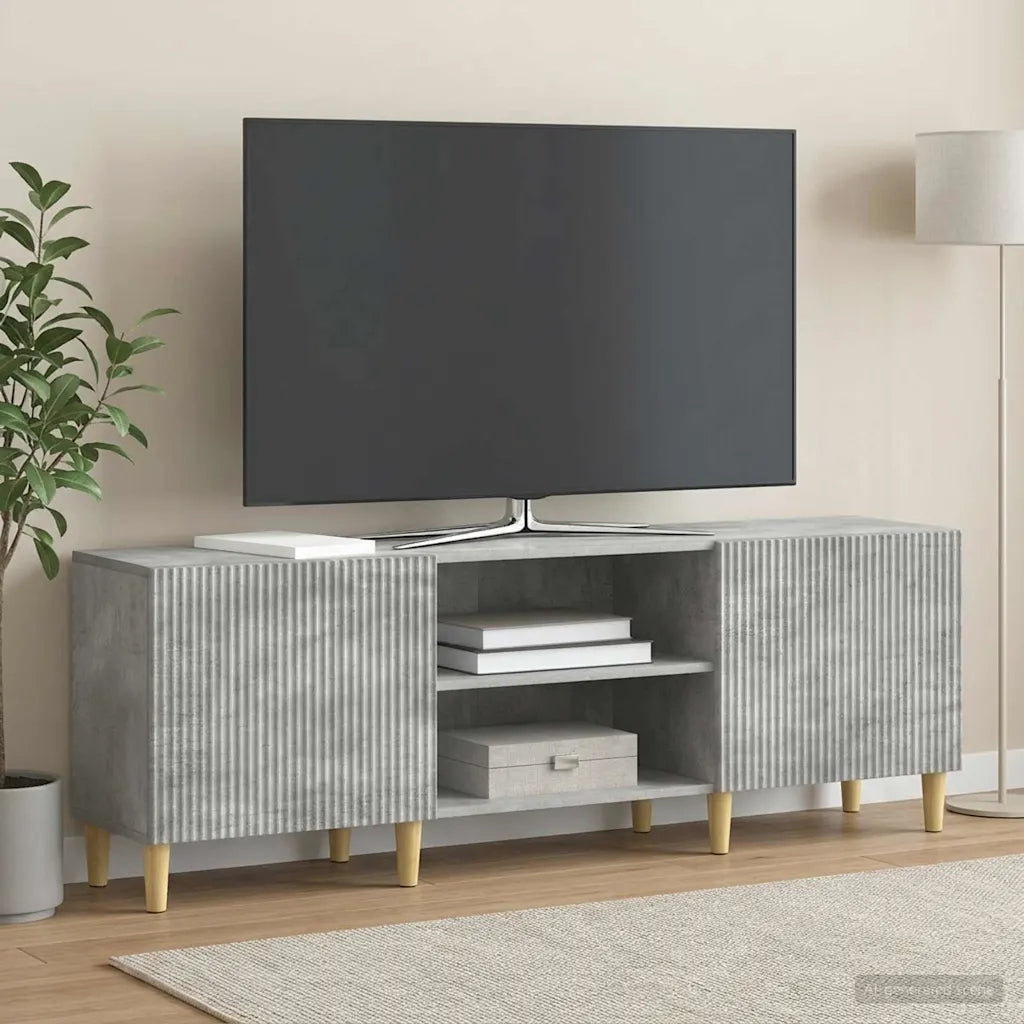 Mobile TV Grigio Cemento 150 x 31 x 50 cm Legno ingegnerizzato 894688