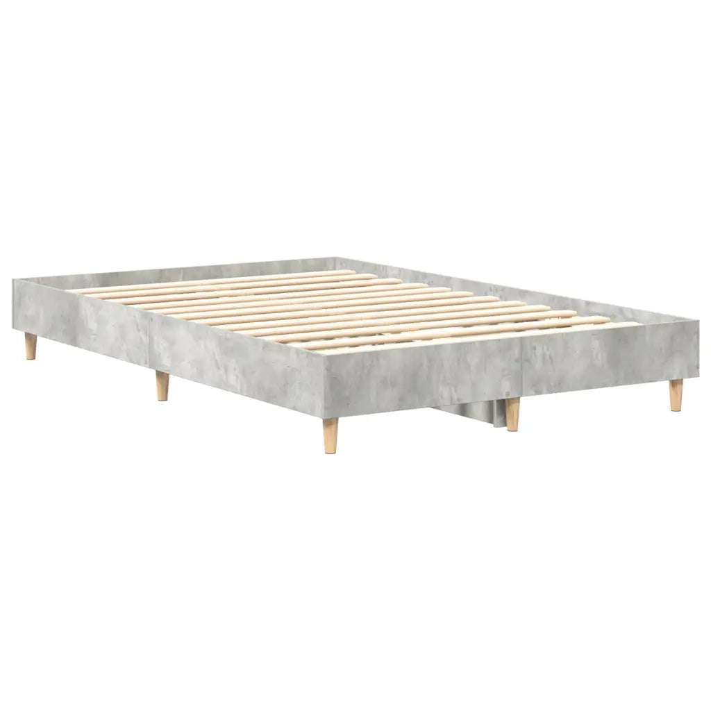 Giroletto senza Materasso Grigio Cemento 135x190 cm Truciolato 861069