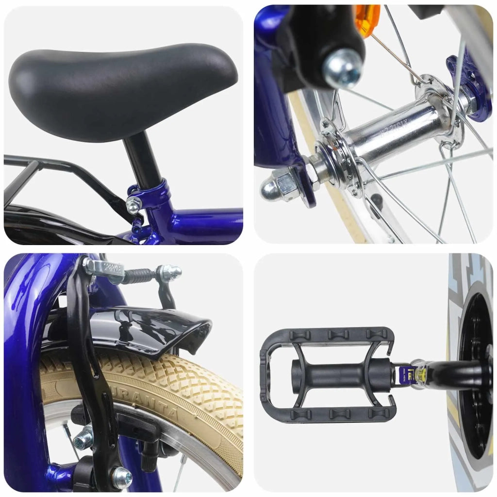 Bicicletta per Bambini 16 Pollici per bambini di 4-6 anni