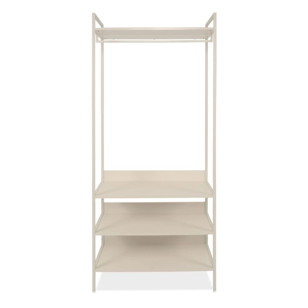 Mobile Ingresso Dhaka41B con Appendiabiti e 4 Ripiani Beige