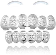 Decorazione da denti argentea - Hiphop decorazioni da denti - Diamante/Strass - Decorazione da costume - Festival/Musica - 1 pezzo - Decorazione da denti