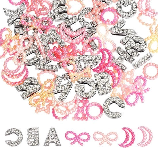 Set di cover per telefono - 76 stili diversi - max 1,6 cm - rosa argento