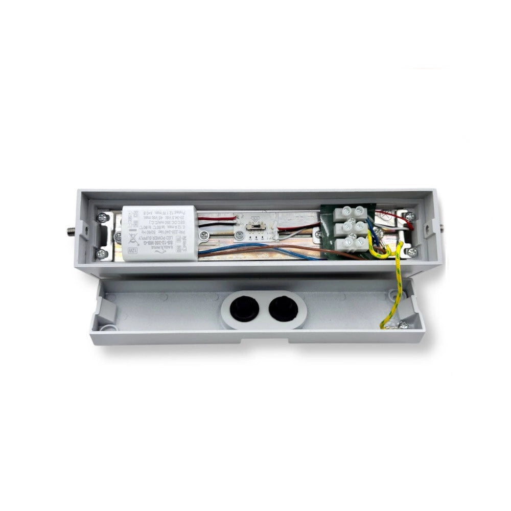 Trade Shop - Applique Led Da Esterno A Doppia Emissione 14 Watt Cct 3 Tonalità Di Luce Ip65 176-3c -