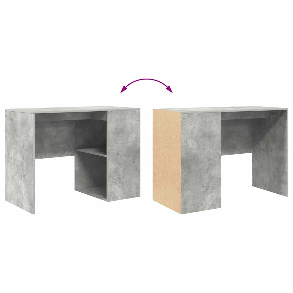 Scrivania Grigio cemento Legno ingegnerizzato 102 x 50 x 75 cm 869541