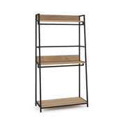Appendiabiti industriale Hispanohogar finitura rovere e grafite 176x84x40