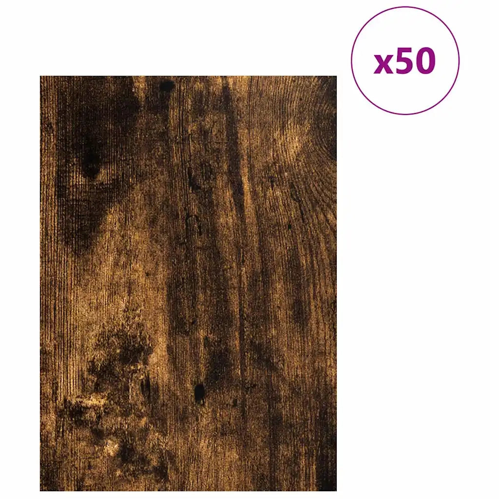 Pannelli decorativi 50 pcs Rovere fumé 30 x 42 x 0.27 cm
