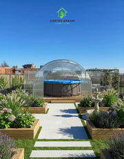 Copertura per Piscina Garten Dream OASIS 4x8 m con Policarbonato 10 mm