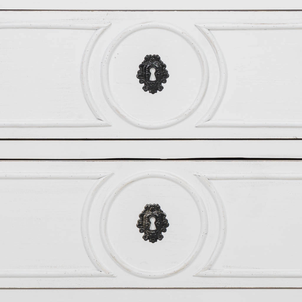 Cassettone in legno bianco 102x46x80h cm
