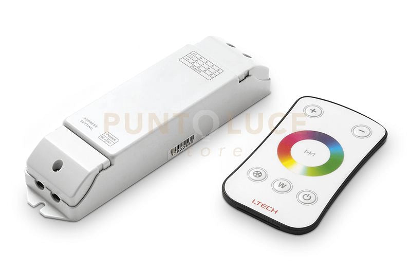 GSTTE6- CENTRALINA PIU TELECOMANDO ONDE RADIO TOUCH PER STRISCE LED RGB "GST061R" 480W