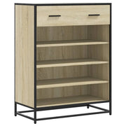 Scarpiera Sonoma in rovere 75 x 38 x 97,5 cm con 4 scomparti design moderno in legno composito 02_0055629