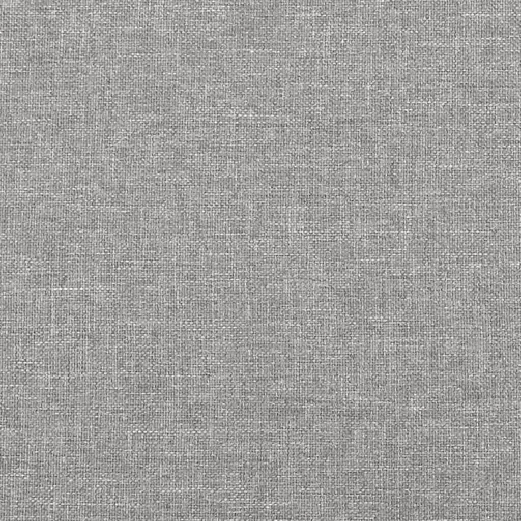 Panca 100 x 30 x 30 cm tessuto grigio chiaro 02_0010680