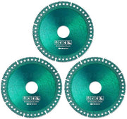 Sfoglia per Diamanti Ultradun - 100 mm Sfoglia a Croce - Per Ceramica/PVC - Per Taglio/Marmo - Resistente al Calore - Acciaio con Alto Tenore di Manganeso - Lame di Taglio