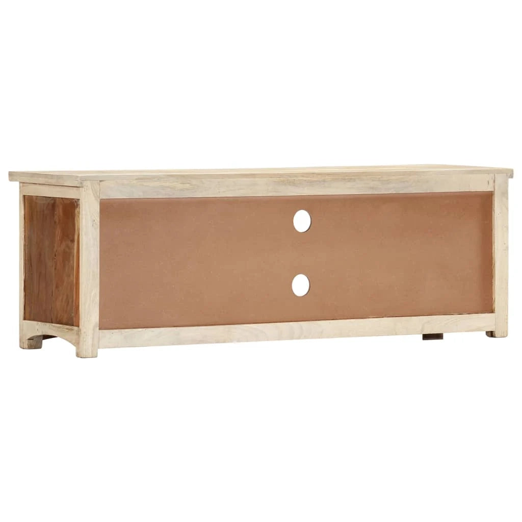 Mobile TV multimediale scaffale TV mobile TV sala da pranzo soggiorno camera da letto 120 x 30 x 40 cm legno massello di recupero marrone 02_0025823
