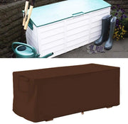 Copertura di cassa esterna - Protezione idrorepellente - 123 x 62 x 55 cm - Marrone - Copertura di cassa per esterni - Color caffè
