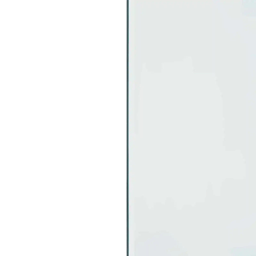 Piastra in vetro per camino Trasparente 80 x 60 cm Vetro CFW6740426