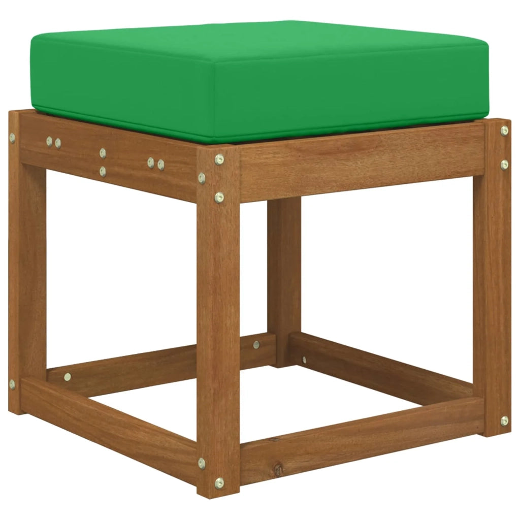 Cuscino da Sedia Esterno Verde 40 x 40 x 8 cm 100% Poliestere
