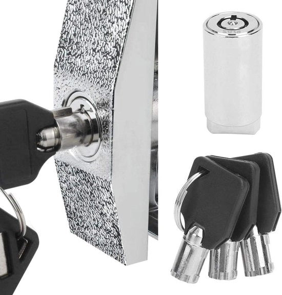 Cilindro a tubo con chiusura a vite per slot singolo per flipper e macchina da bar con porta armadio, cassetti, contenitori, automatico