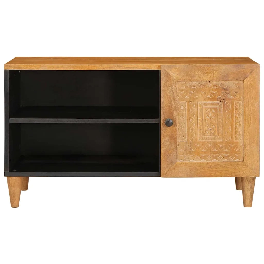 Mobile TV-Credenza per TV Marrone Chiaro 80 x 33 x 46 cm Legno multistrato 149143