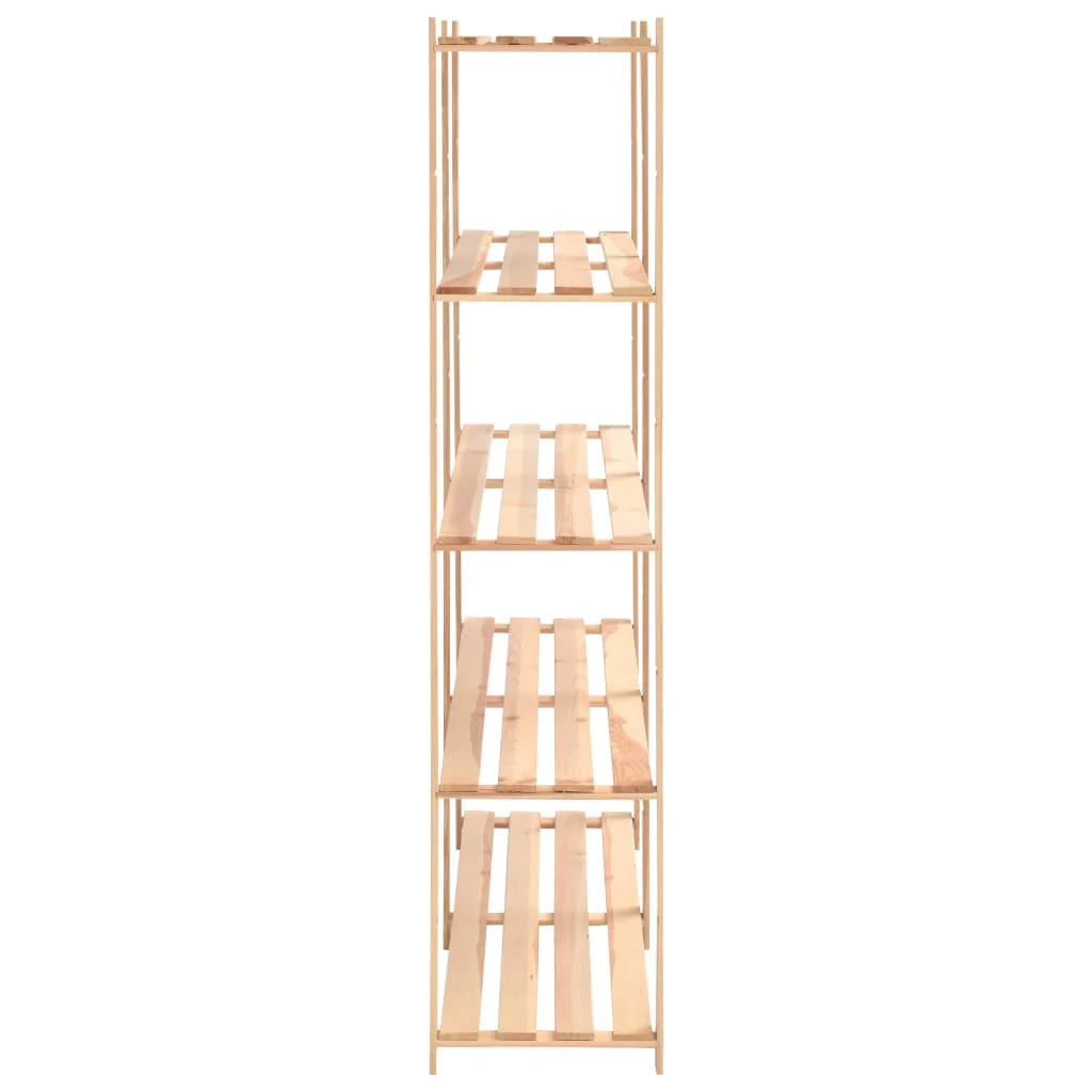 Scaffale portaoggetti a 5 ripiani 3 pezzi 170 x 38 x 170 cm pino 500 kg beige 02_0045731