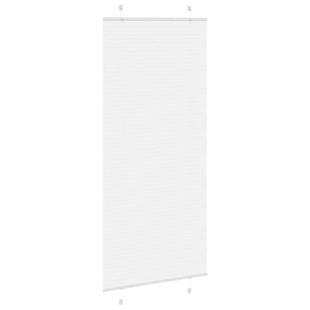 Tenda Plissettata Bianca 100x200 cm Larghezza Tessuto 99,4 cm 4015517
