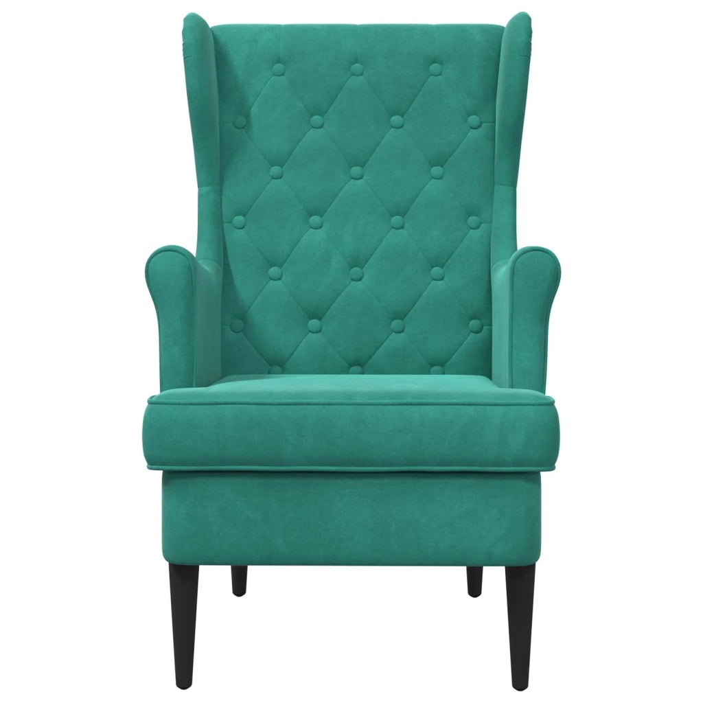 Divano Sedia-Poltrona Turchese Velluto 566084