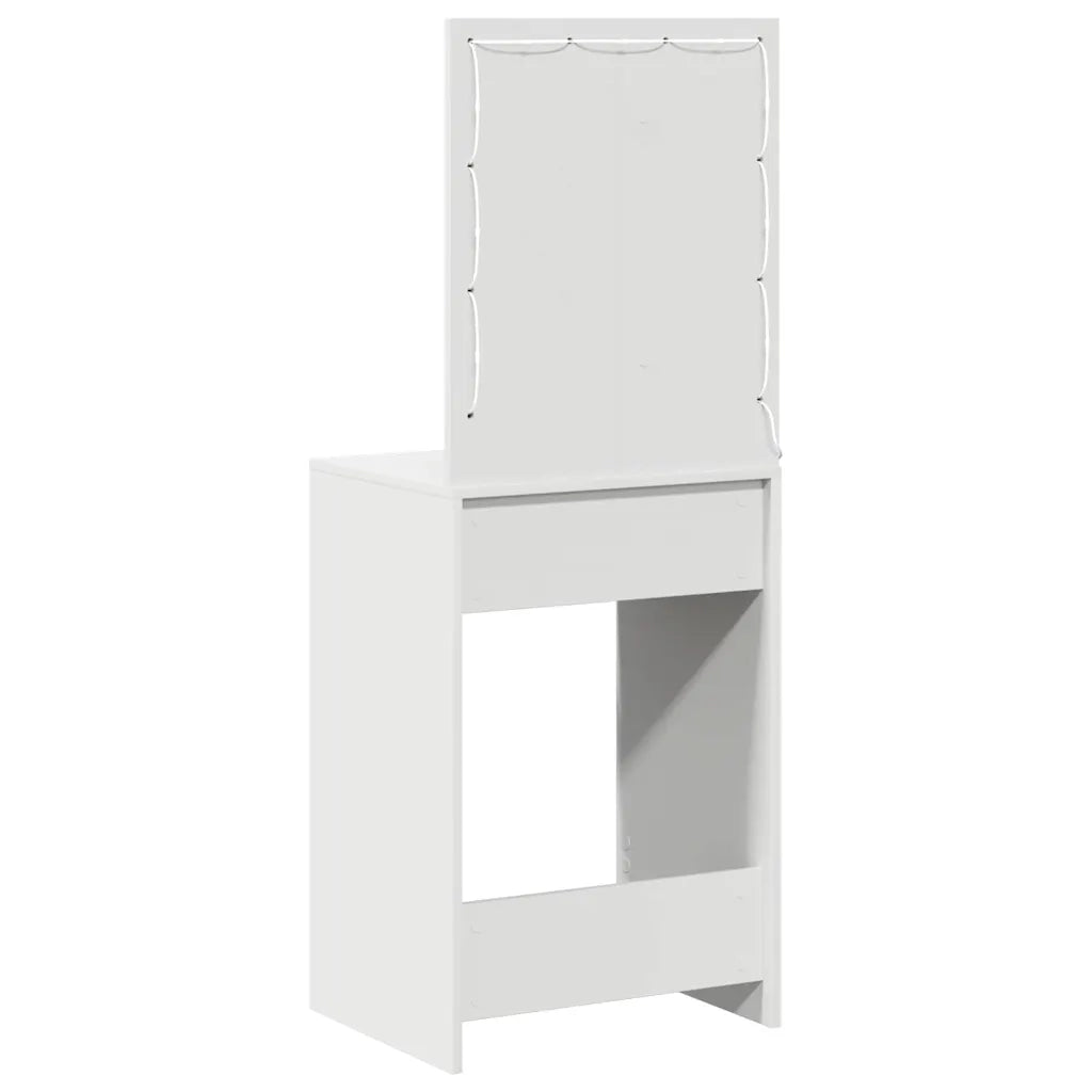 Tavolo da Trucco Bianco 50 x 41 x 135 cm Legno ingegnerizzato 865037