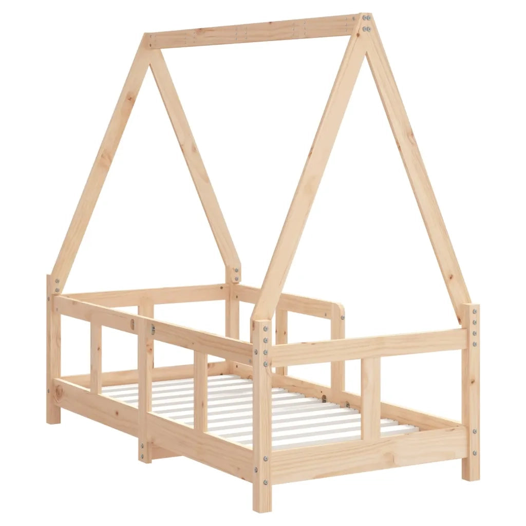 Giroletto per Bambini | Letto Infantile | Lettino 70x140 cm in Legno Massello di Pino