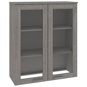 Scaffale per Credenza | Madia | Buffet da pranzo | Armadio da pranzo Grigio Chiaro 85x35x100 cm Legno di Pino