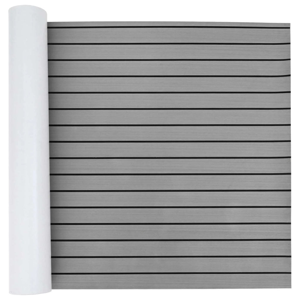 Tappetino per Barche Grigio Chiaro e Nero 240 x 90 cm EVA CFW9877266
