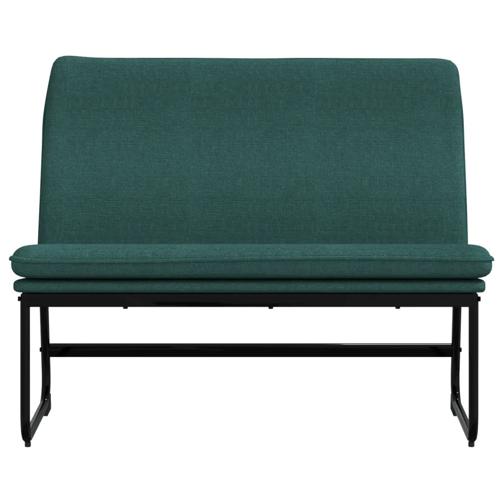 vidaXL Panca Verde Scuro 100x75x76 cm in Tessuto
