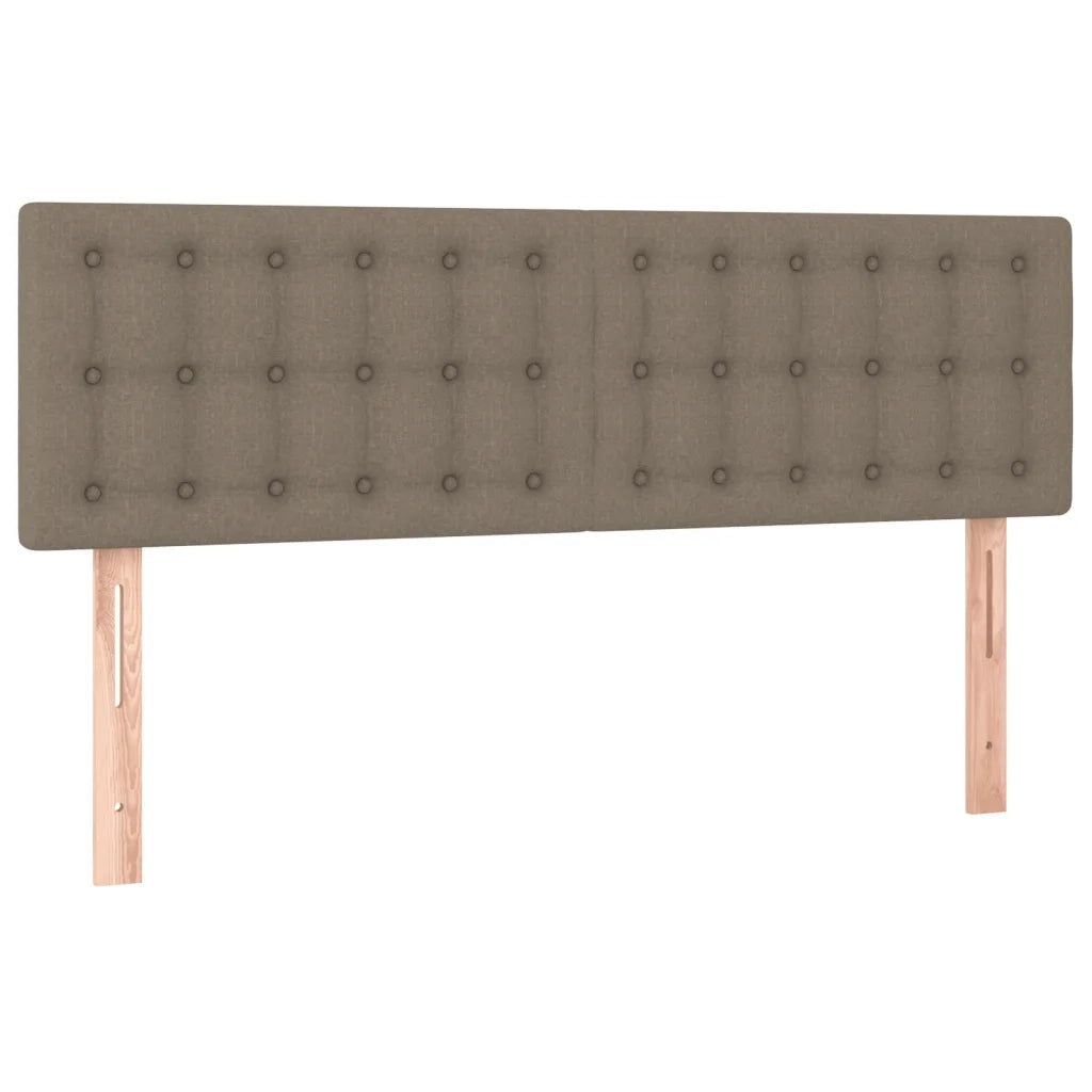 Giroletto a Molle con Materasso Tortora 140x190 cm in Tessuto