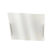 APPLIQUE DA PARETE IN VETRO SATINATO BIANCO 1XE27 ONDA FAN EUROPE