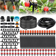 Sistema di irrigazione per giardino, set di irrigazione 243 pezzi, tubi 40M+5M, sistema di irrigazione a gocce automatico per la concimazione del giardino, sistema di raffreddamento nebuloso per giardino, aiuole fiorite e piante di terrazza