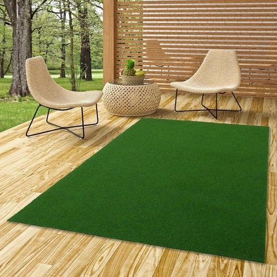 Tappeto di Erba Finta con Puntoni Resistente al Tempo per Balcone Terrazza Esterno