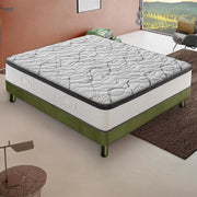 Materasso Piazza e Mezza 135x200 - In schiuma HR - Altezza 25 cm - Ortopedico - Rigidità H3 - Rivestimento CARBON DELUXE - Alta densità