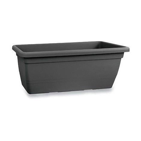 Fioriera in plastica da 80cm anthea Colore: Antracite